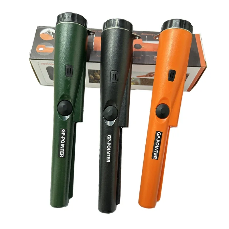 Detector de metales profesional con puntero, Detector de metales portátil resistente al agua para monedas de Metal, oro 360 ° Punta precisa Escaneo lateral