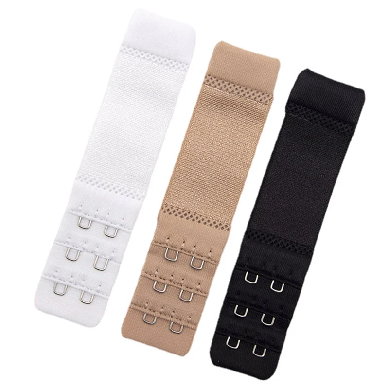 3 unids/set 2 ganchos extensor de sujetador elástico para mujer extensión de sujetador correa gancho Clip expansor hebilla de cinturón ajustable accesorios íntimos