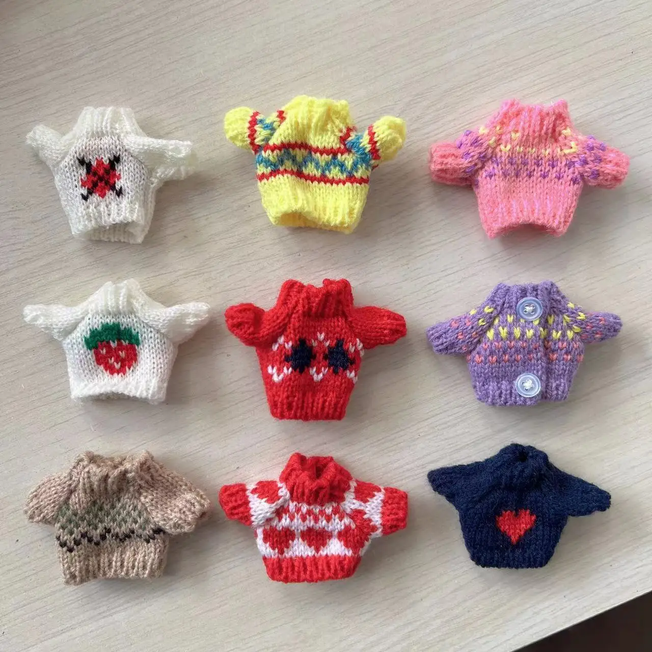 Ropa para perros Headmaster de 10cm, suéter en miniatura para muñeca de juguete Bjd 1:8, suéter, accesorios de uso de Navidad, 1 ud.