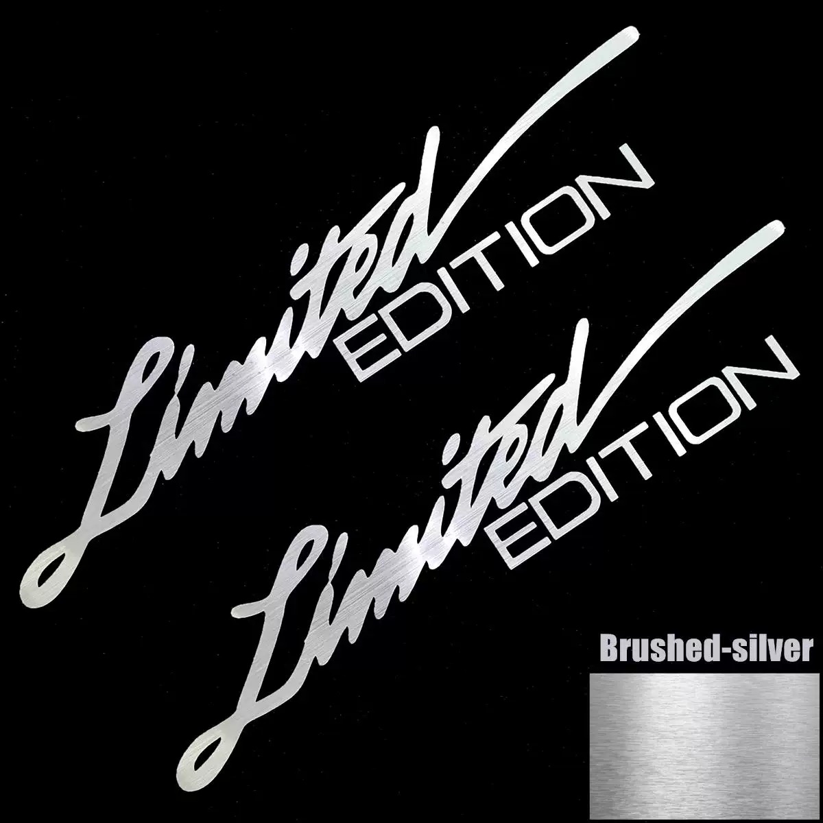 2PCS 오토바이 에디션 크리 에이 티브 비닐 스티커 창 스티커 자동차 스타일링 장식 자동차 액세서리에 대 한 반사 레이저 데 칼