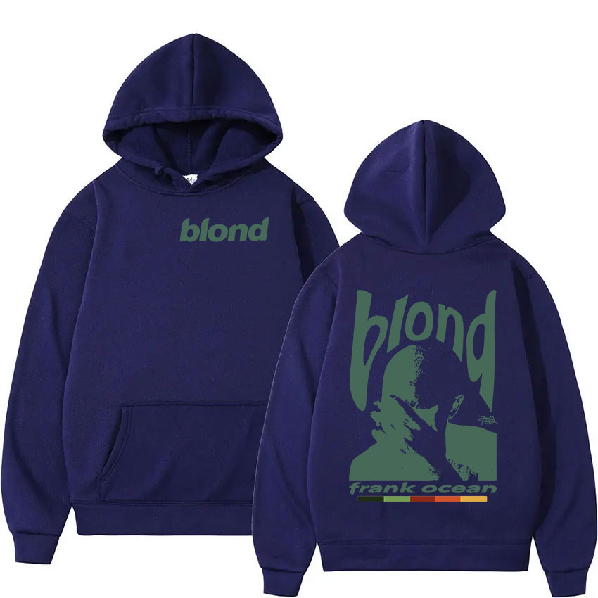 Rapper frank retro gráfico hoodie masculino hip hop oceano álbum pulôver roupas moletom y2k unisex loiro moda oversized com capuz