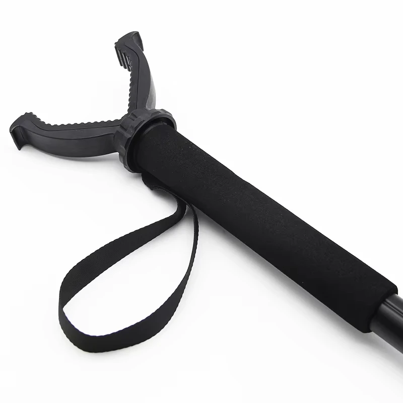 อลูมิเนียมการล่าสัตว์อุปกรณ์เสริม V รูปหมุน Yoke Monopod Telescopic ยิง Stick การล่าสัตว์ Stick