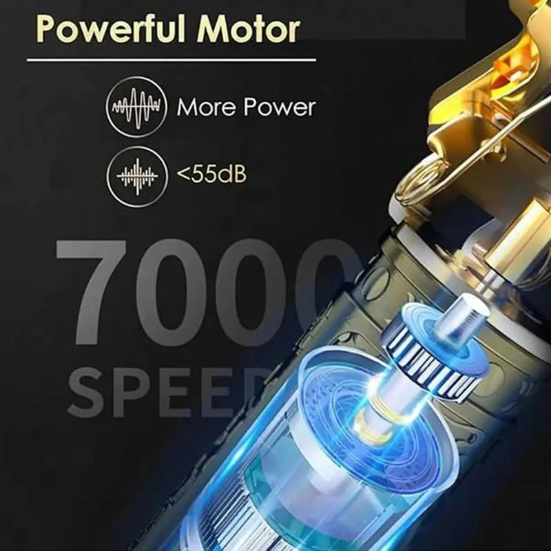 T9 Elektrische Tondeuse voor Mannen Professionele Kapper Scheerapparaat Baardtrimmer Draak Boeddha Ontwerp Lichaamshaar Snijmachine