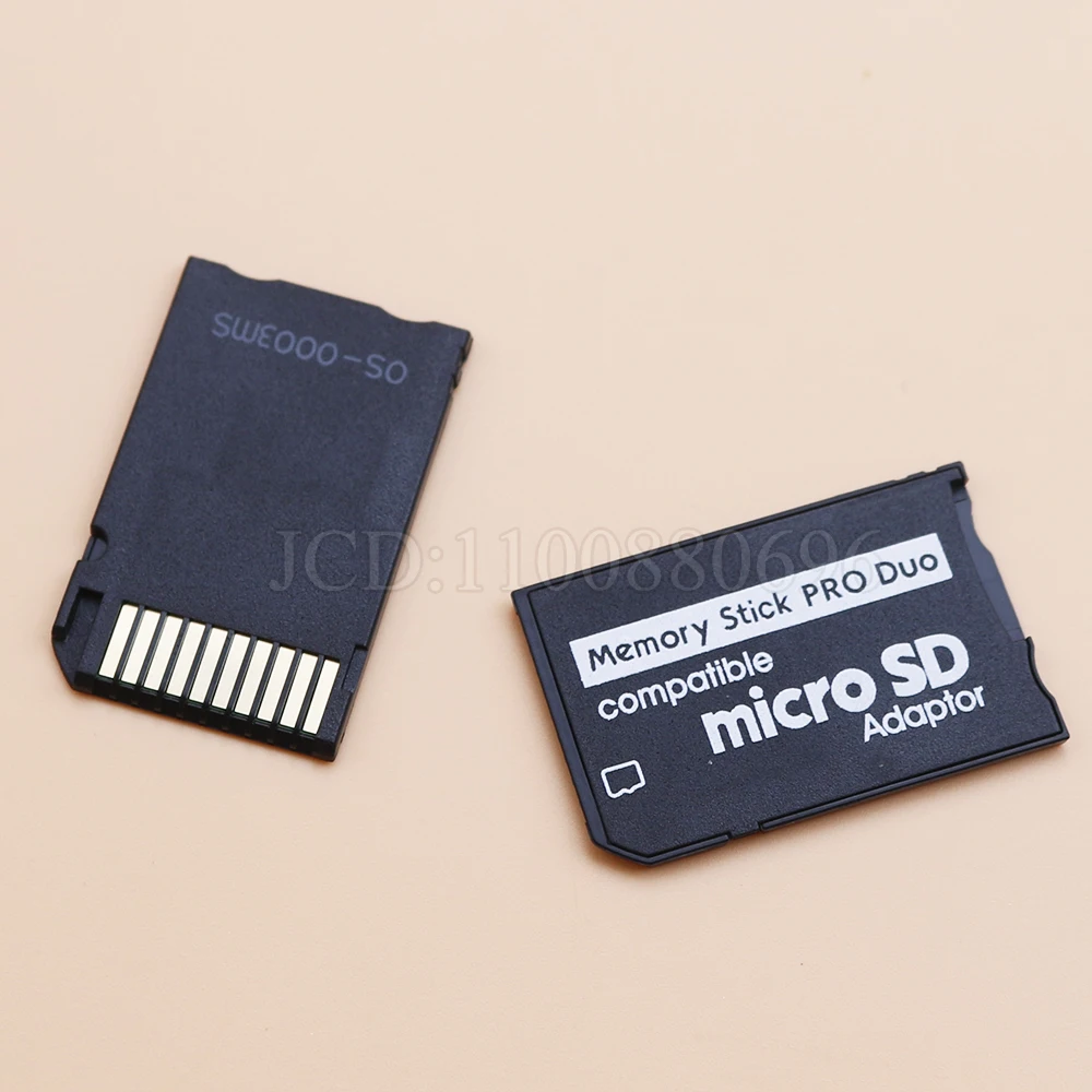 1 piece  Memory Card Adapter Micro SD to Memory Stick Adapter For PSP Sopport Class10 Micro SD 2GB 4GB 8GB 16GB 32GB
