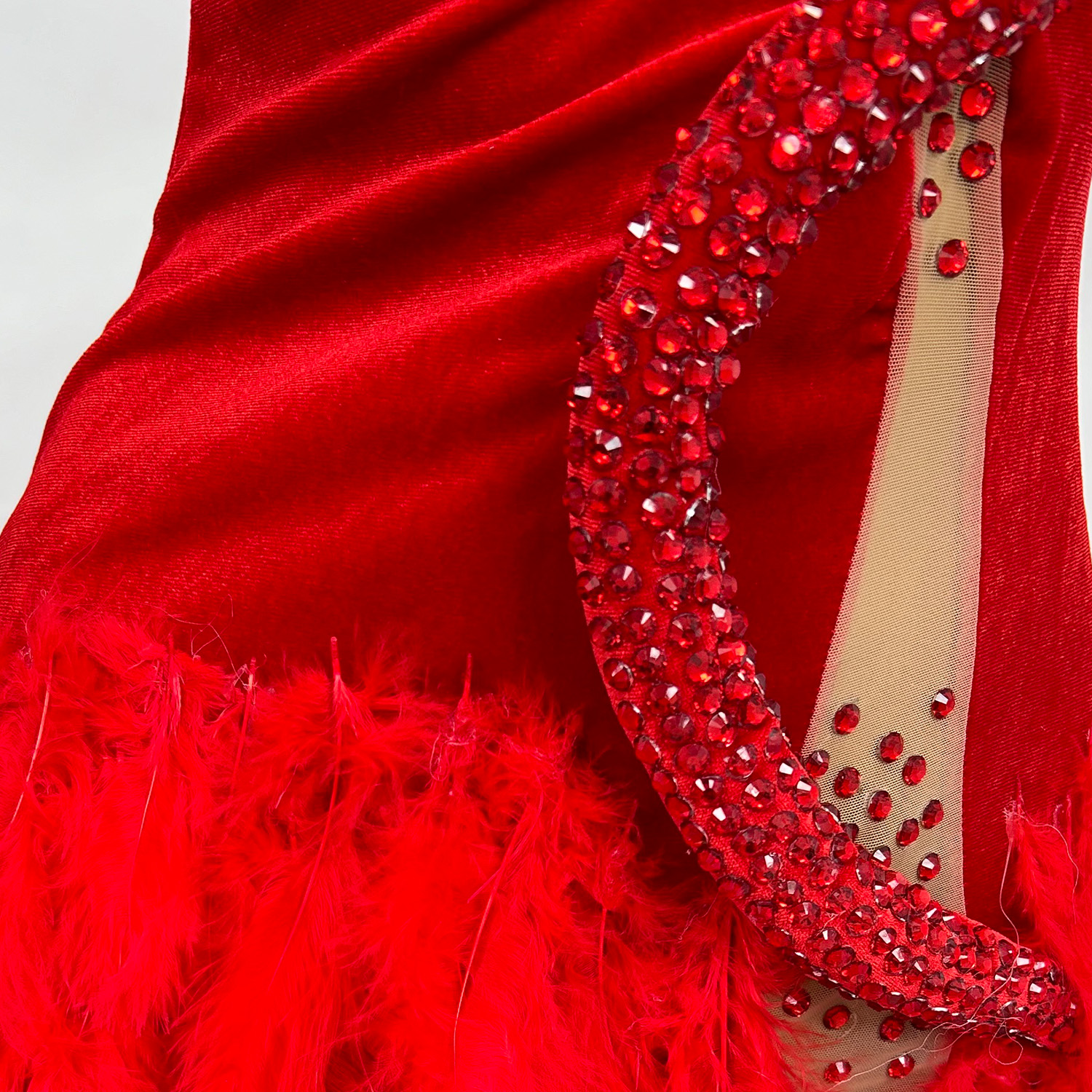 女性のためのユニークでエレガントな赤い羽のドレス,お祝いの衣装,イブニングドレス,きらびやかなダイヤモンド,誕生日ドレス,shelifu