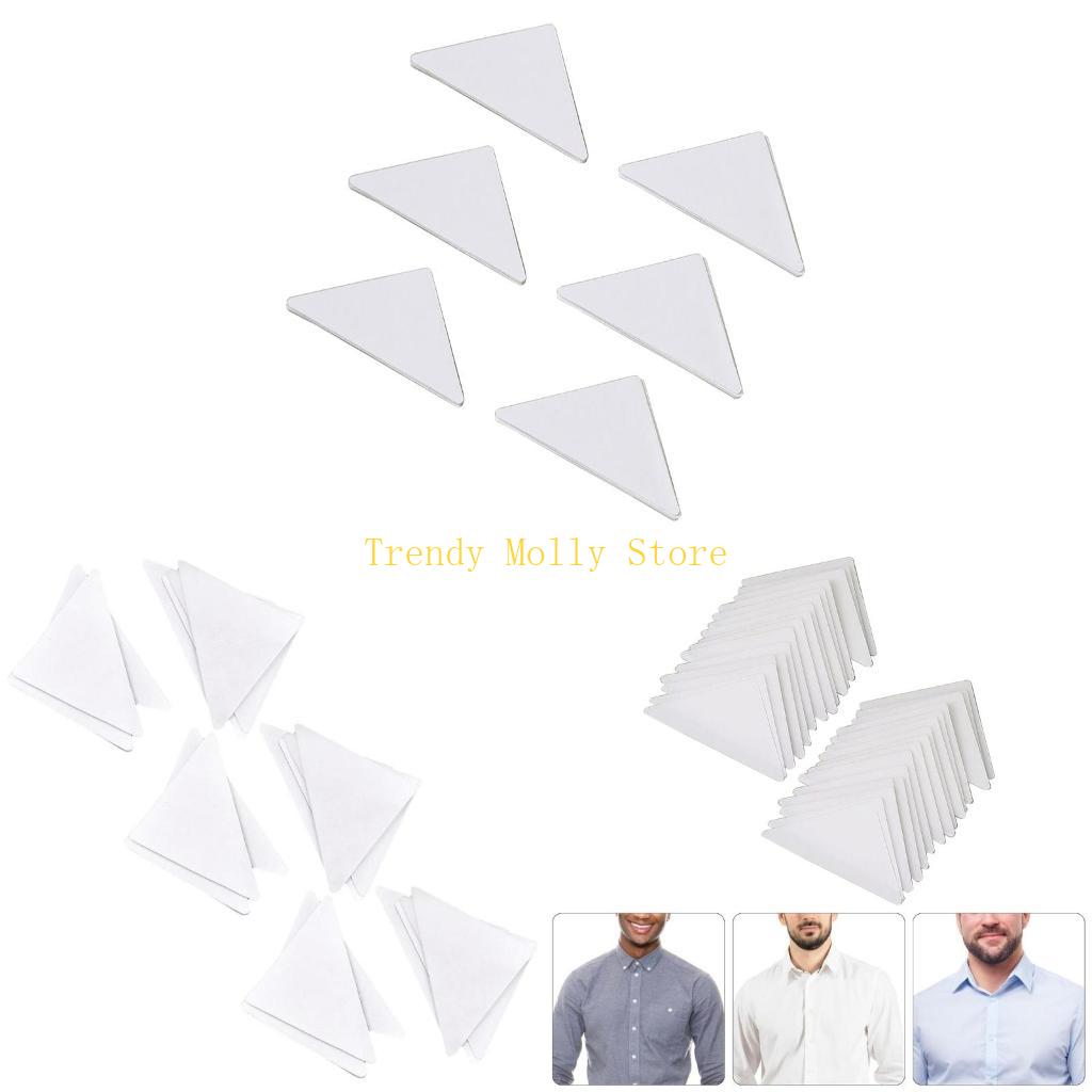 N5KB 30 stks kraagschatsticker voor shirt lijmkraagstand sticker fixatiekussen