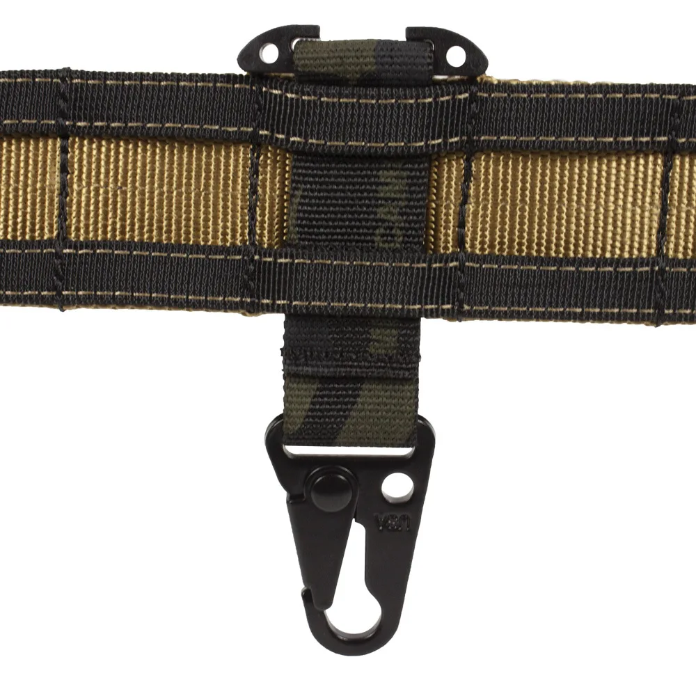 ยุทธวิธี Clash Hook แขวน Carabiner ICB Molle Webbing คลิป Olecranon โลหะกลางแจ้ง Cummerbund เข็มขัดการล่าสัตว์เสื้อกั๊กอุปกรณ์เสริม