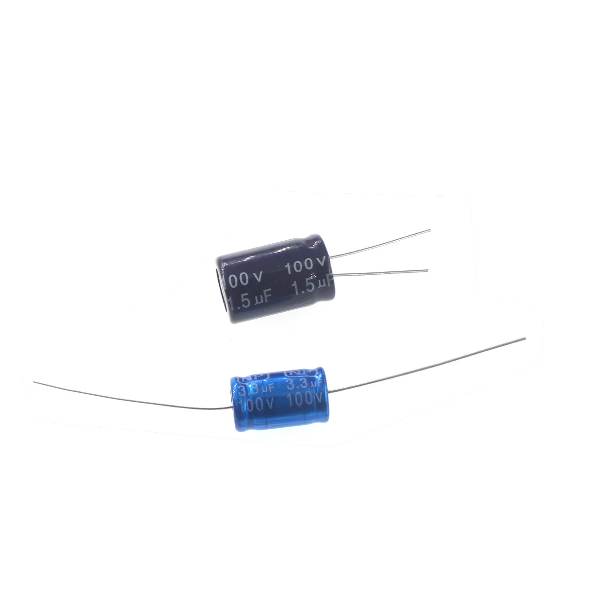 10pcs 1.5uF-220uF 100V Non-Polarity Electrolytic Capacitor For Audio Speaker Frequency Divider Crossover Accessories