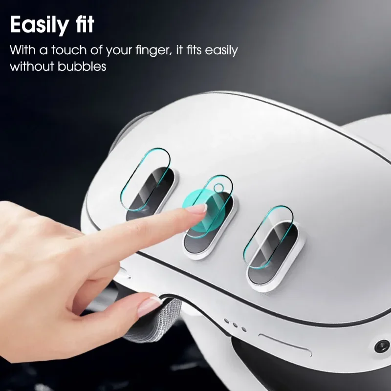 VR Glasses Host Tempered Film for Meta Quest3 Head HD Clear Tempered Glass Hardness Protective Flm for Meta Quest 3 Accessories