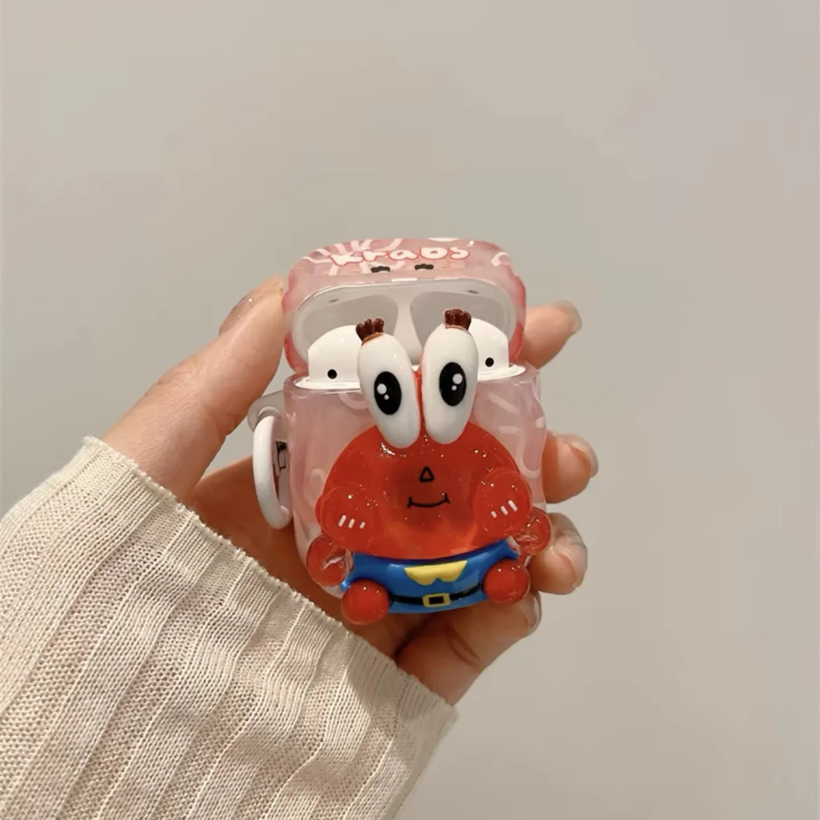 Funda bonita de dibujos animados para auriculares Apple AirPods 4, funda de Color caramelo fresco para Airpods 1, 2, 3 Pro Pro2, funda protectora con gancho