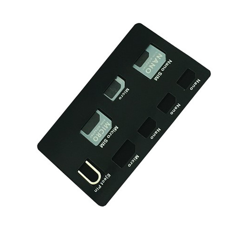 Porta-cartões SIM fino e estojo para cartão MicroSD e pino lphone incluído