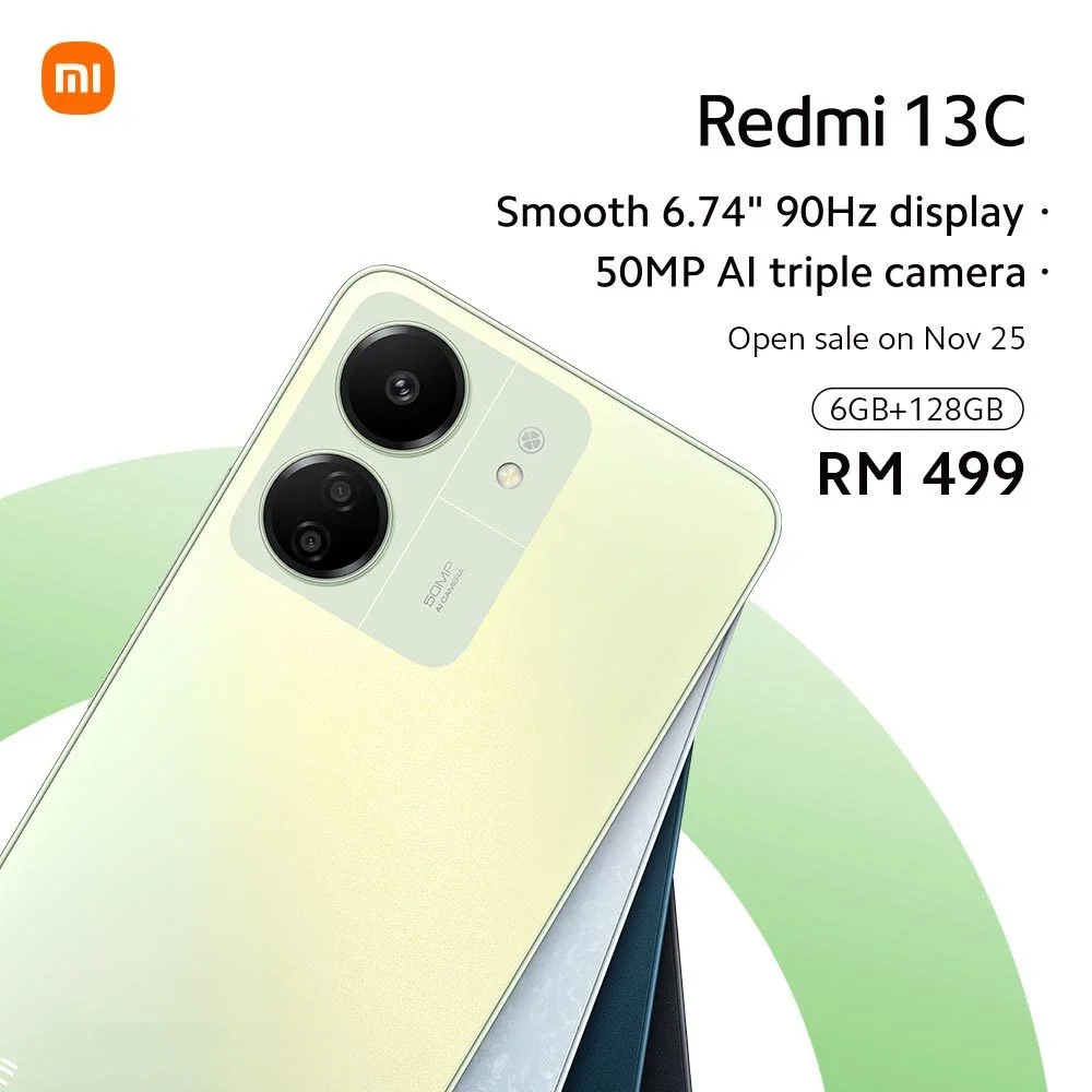 [Weltpremiere] Globale Version Xiaomi Redmi 13C MIUI 14 Smartphone MTK Helio G85 Octacore 50MP Kamera 5000 mAh 90 Hz 6,74 Zoll Display