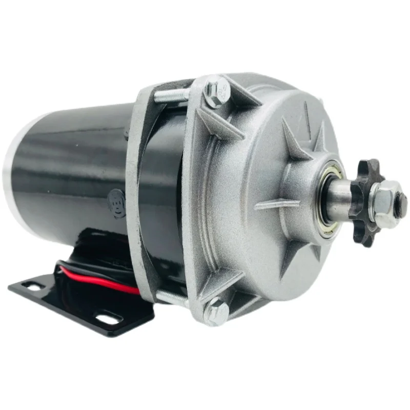 500W 800W 12V 36V 48V DC Motor Mikro Motor Disikat Magnet Permanen 500RPM Gear Motor Listrik untuk Sepeda Roda Tiga atau Mobil