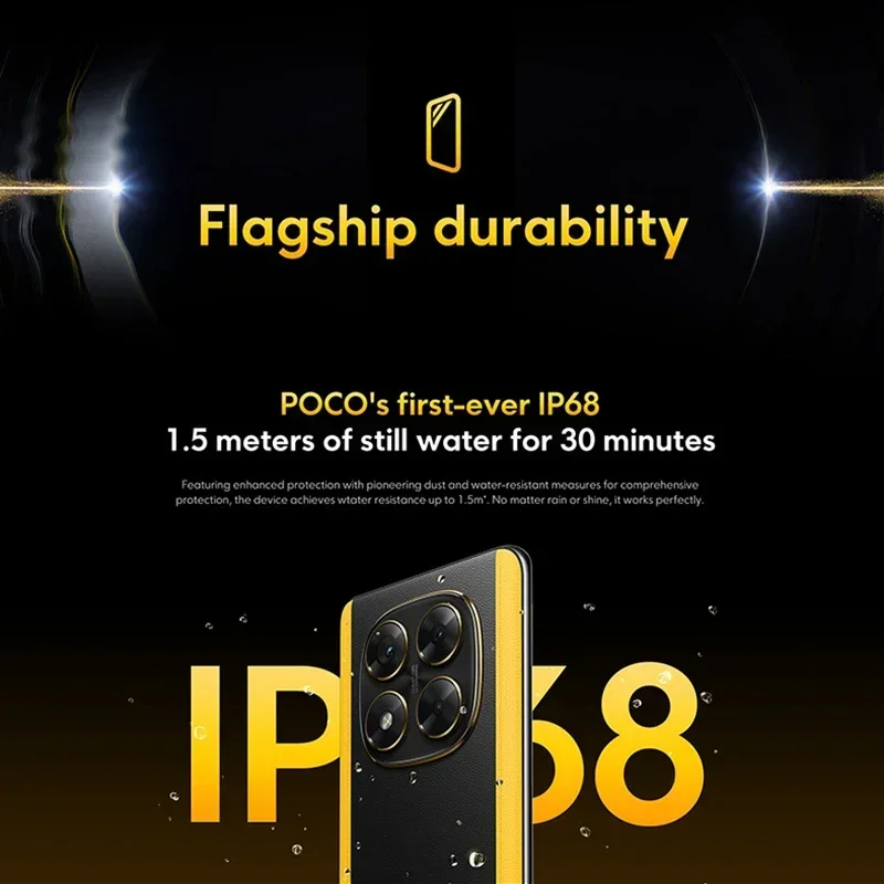 Смартфон POCO X7 5G, глобальная версия, 256 ГБ, 512 ГБ, размер 7300-ультра, 6,67 дюйма, 1,5 К, изогнутый AMOLED-дисплей, аккумулятор 5110 мАч, NFC