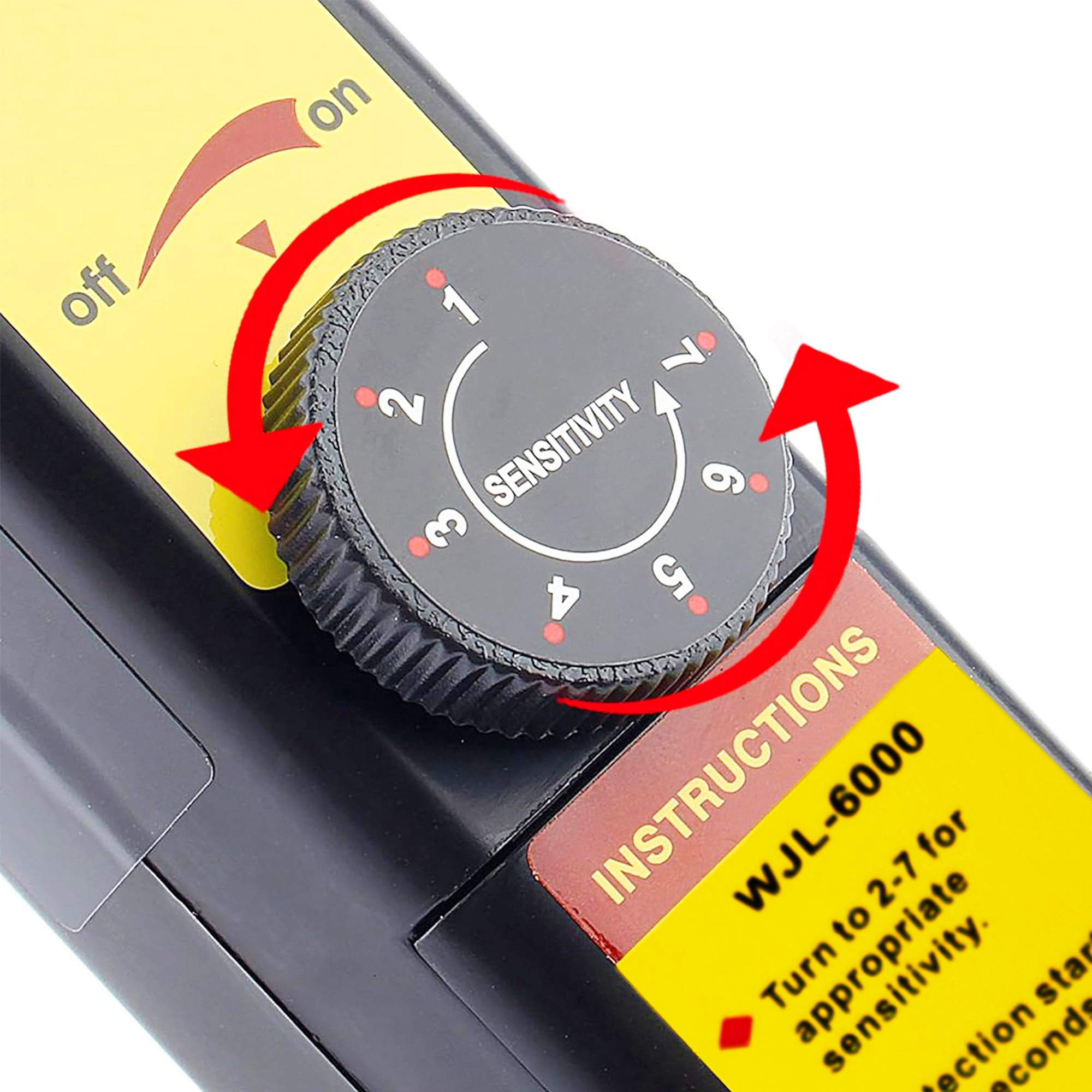 WJL-6000 Refrigerant Leak Detector ACFreon Leak Sniffer for R134a R410a R1234yf CFCs HCFCs HFCs HFOs