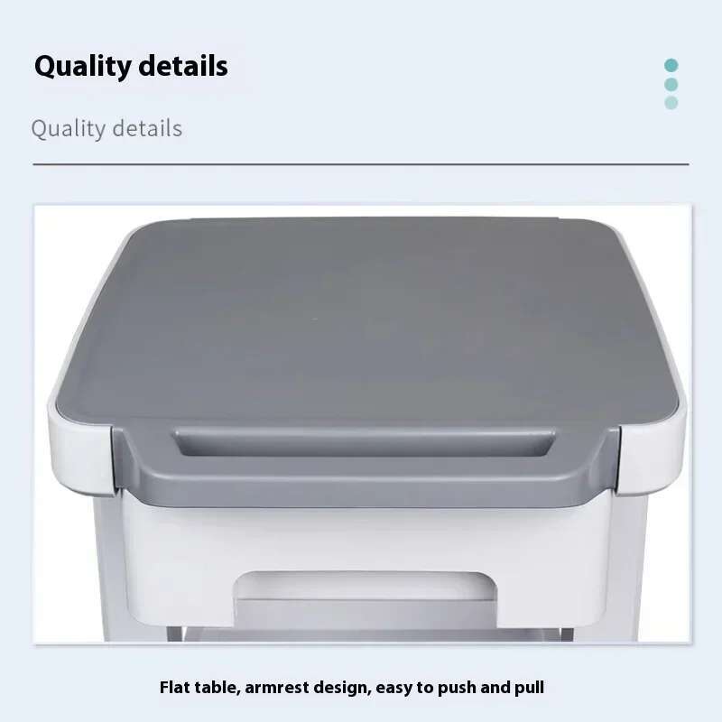 Foldable Salon Cart Drawers Beauty Salons Space-saving Anti-bumping Design Load-bearing Universal Wheels Beauty Salon Trolley