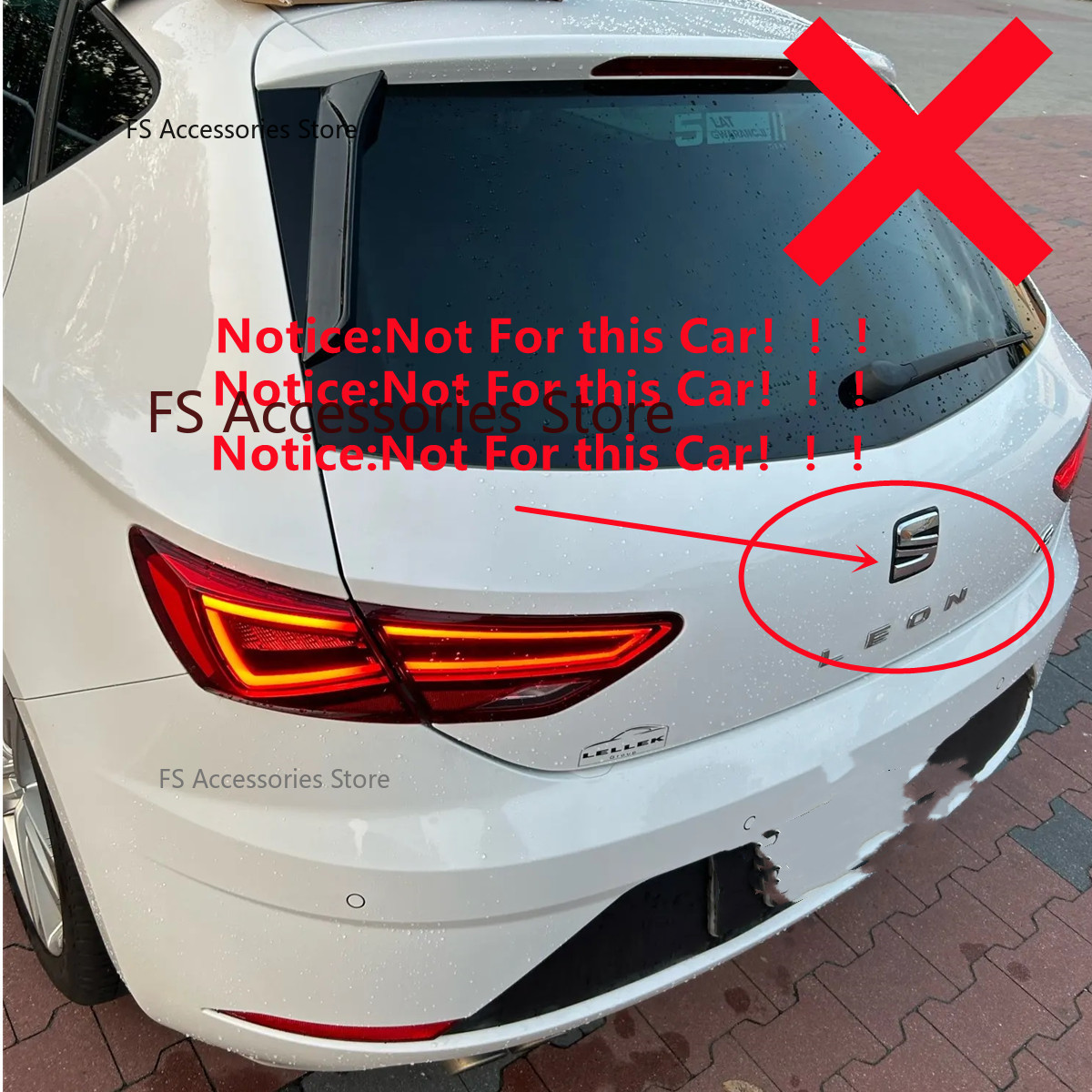 車の窓用リアスポイラー,シートレオン5f互換mk3 mk3.5 5ドアルーフ,サイドエッジ,リアカバー,トランク,リップ