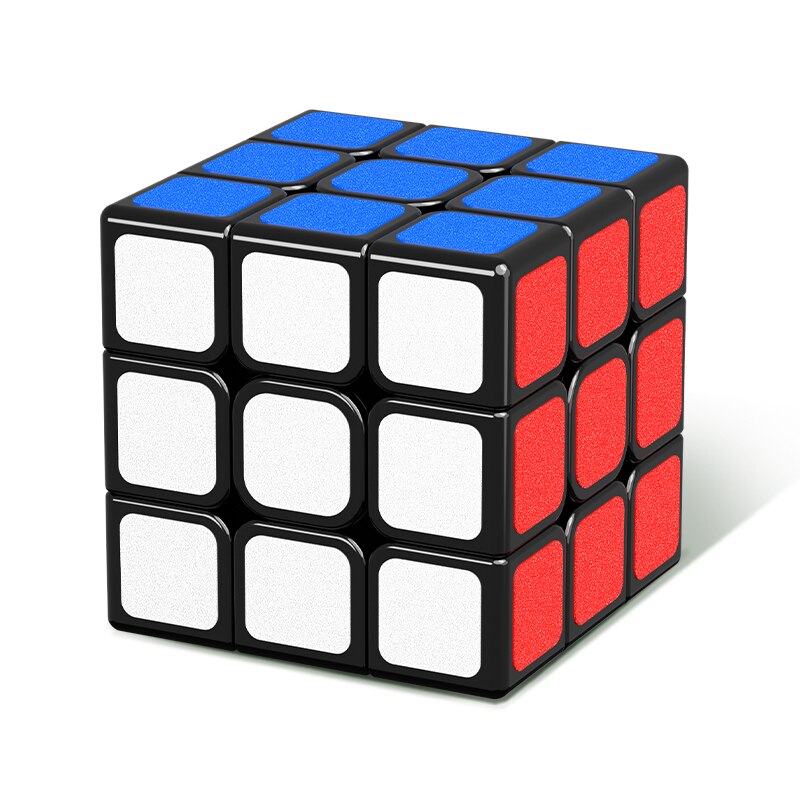 SENGSO-cubo mágico de textura fosco para competição, brinquedos educativos, adesivo, brinquedos infantis, 3x3