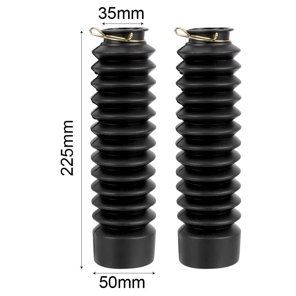 Motorfiets Stofdicht Mouw Protector Demping Rubber 2 Stuks Voorvork Schokdemper Stofkap Slobkousen Gators Laarzen Universele