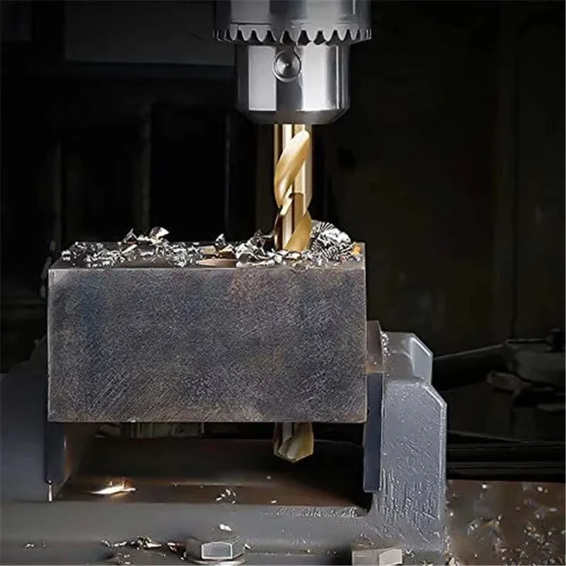 Juego de brocas helicoidales recubiertas de cobalto HSS M35, núcleo para cortador de agujeros de Metal y madera, perforación de Metal y madera de acero inoxidable