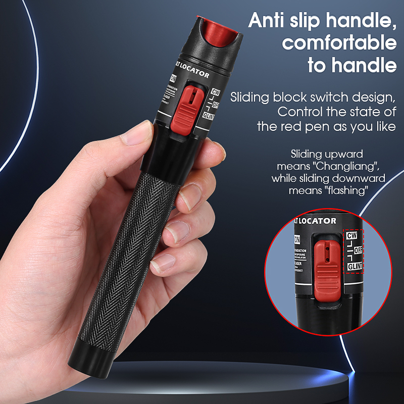 50mW 광섬유 결함 탐지기 광섬유 테스터 SC/FC/ST 2.5mm 인터페이스 광섬유 펜 스타일 적색광 VFL FTTH 테스터 도구