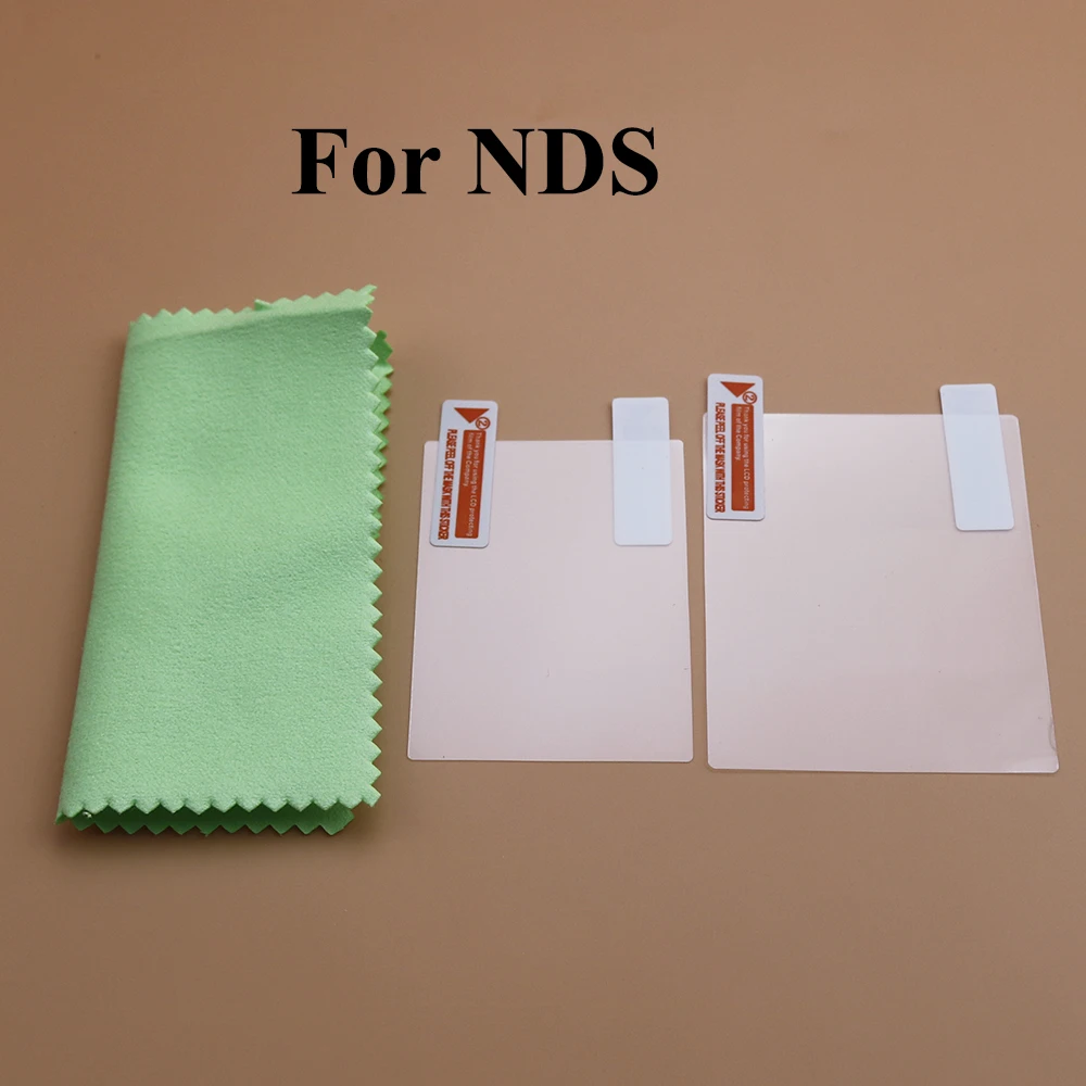 Top Bottom Clear Protective Film For Nintend NDS DSi NDSi XL LL NDSL DS Lite LCD Screen Protector Skin With packaging