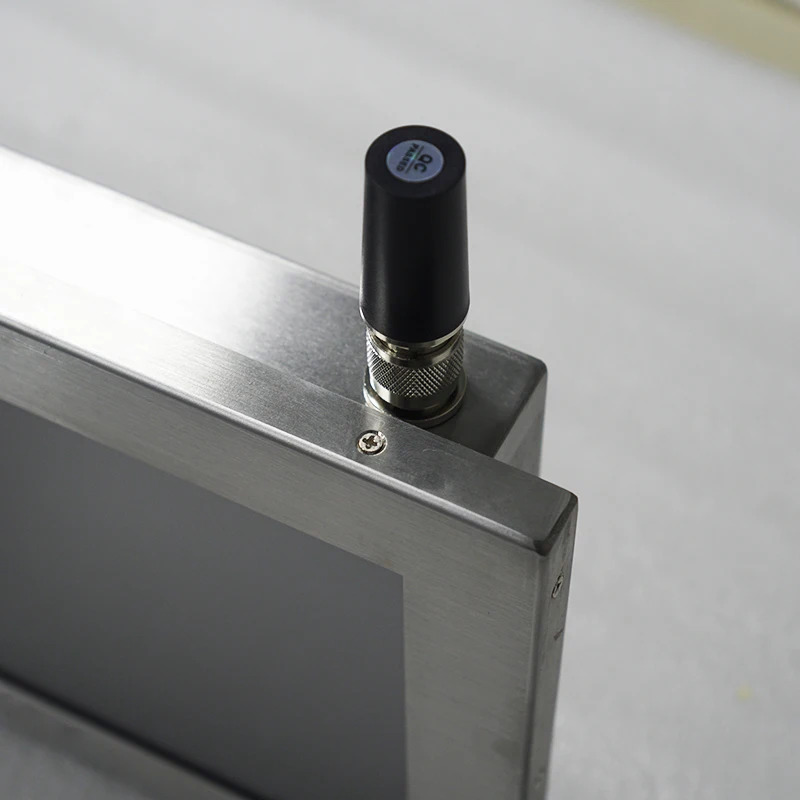 Tela de toque de aço inoxidável de 21,5 polegadas tudo em um computador 1000 lêndeas Pc completo do painel impermeável Ip65