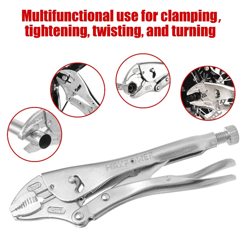 Industrial Grade Multifunctional Pressure Pliers Heavy-Duty Powerful C-Type Fixed Circular Mouth Force Wrench Tool