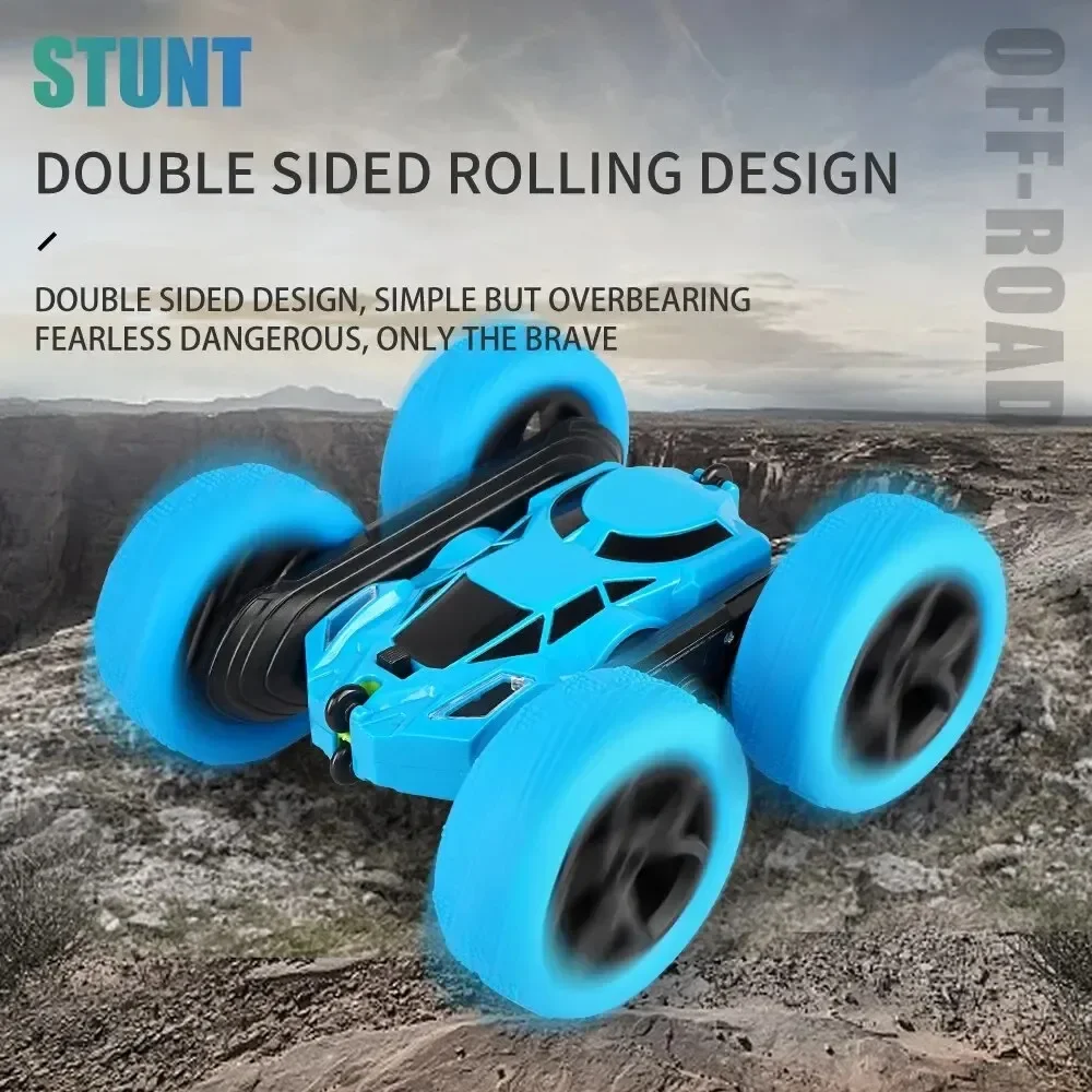 RC スタントカー子供両面フリップ 2.4 グラムリモコン 360 度回転オフロードドリフト RC カーギフト子供大人男の子