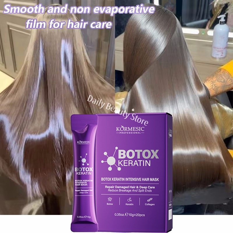 Волшебная кератиновая маска для волос, 5-секундное восстановление поврежденных вьющихся волос, мягкое, гладкое, блестящее питание, глубокое увлажнение, питательный уход за волосами