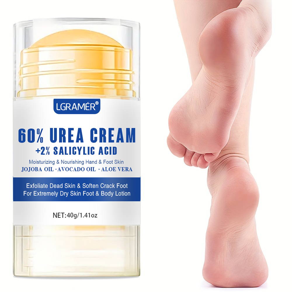 40g uréia pé creme seco rachado pés calcanhar esfoliação suave suavizante da pele ultra-hidratante mão cuidados com os pés creme vara protuct
