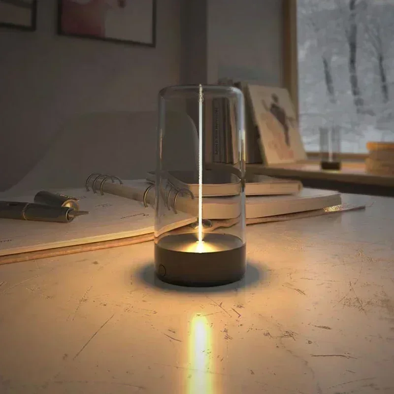 Luz magnética ambiental de alambre cuántico portátil, carga tipo C, función de protección ocular, dormitorio, estudio, camping, regalo de Navidad