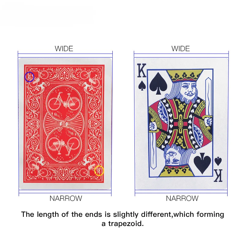 Secret Marked Poker Cards See Through Playing Cards Magic Toys simple but unexpected Magic Tricks Magic Poker magic props buy on