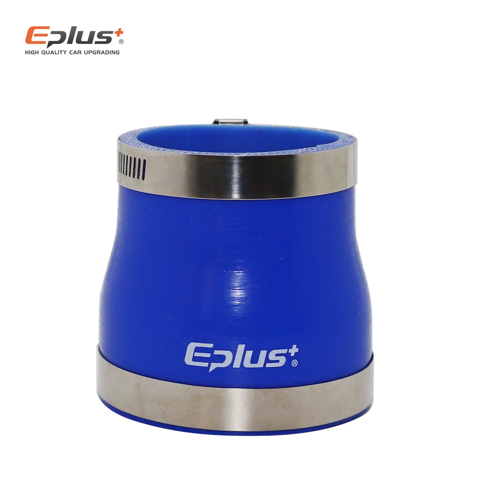 EPLUS Universal-Silikonschlauch, gerade, großer bis kleiner Anschluss, Auto-Ladeluftkühler, Turbo-Ansaugrohr-Kupplung, Blau, verschiedene Größen