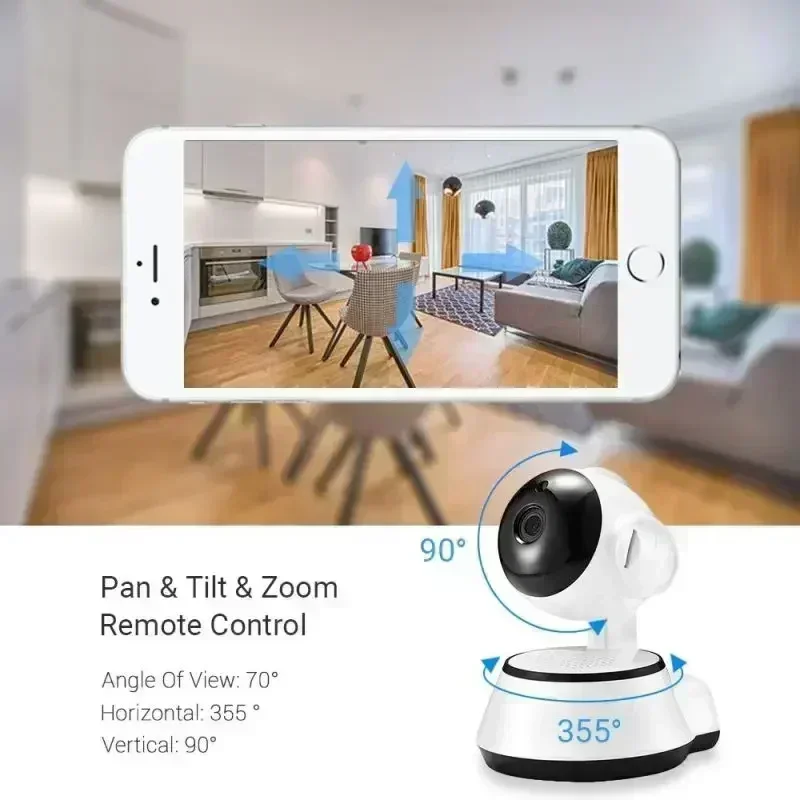 8MP IP WiFi Camera Surveillance Security Baby Monitor Full Color Night Vision AI Tracking Cam CCTV Wireless Indoor Video Cameras