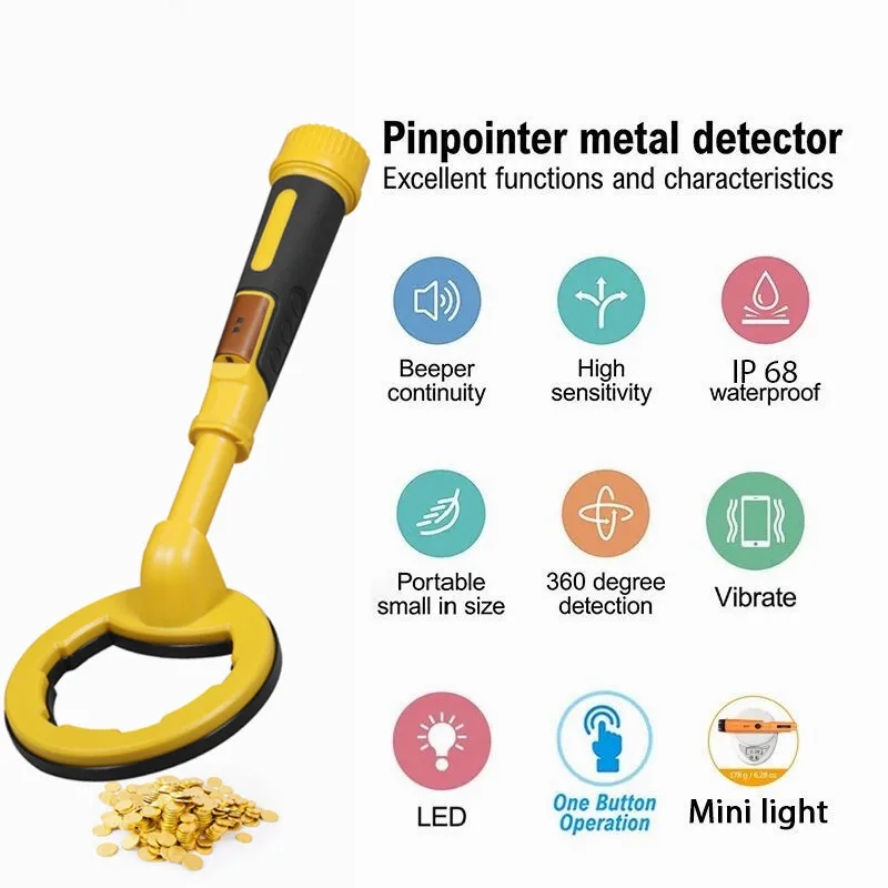 Onderwater Metaal Zoekdetector Multifunctionele 2 In 1 60M Puls Pinpointer Inductie Duikschat Ip68 Waterdicht Handheld