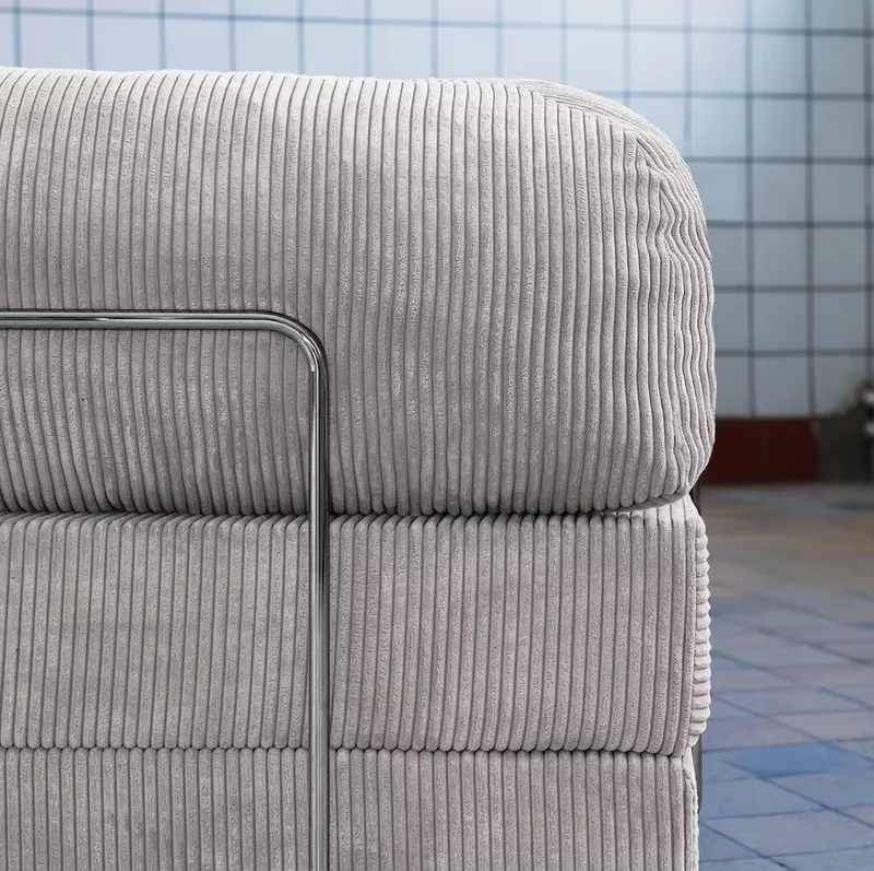 Modern Design Vacuum Compressed Packing High Density Foam Corner Sofa Bed Compression Sofa for Living Room