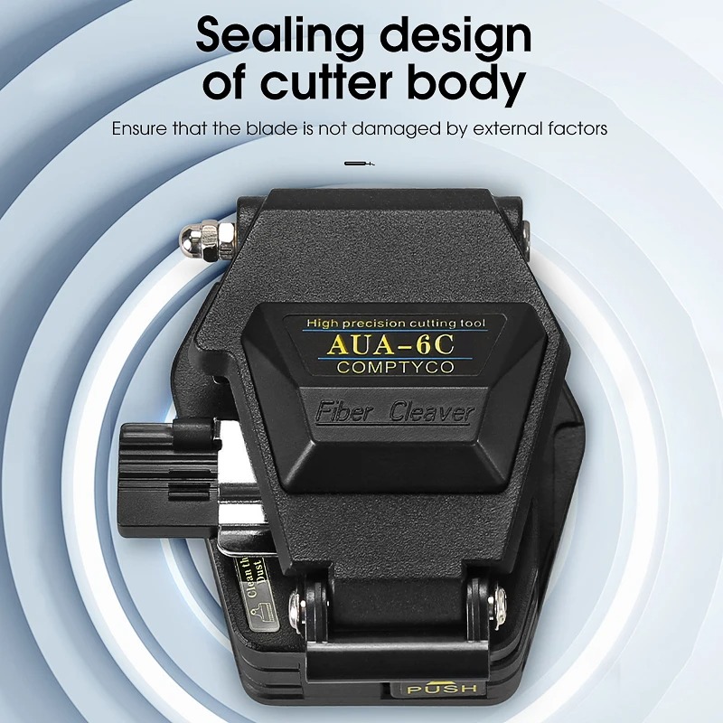 Cuchilla de corte de Cable de fibra de AUA-6C, herramientas de cuchillo de fibra óptica FTTT, cuchilla de alta precisión, hoja de 16 puntos