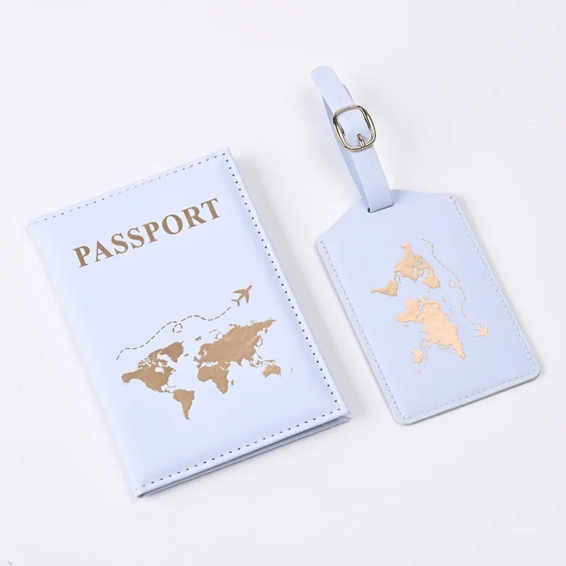 Funda para pasaporte, fundas para billetes para mujeres y hombres, funda protectora para pasaporte de viaje, etiquetas de equipaje, bolsas, accesorios de viaje