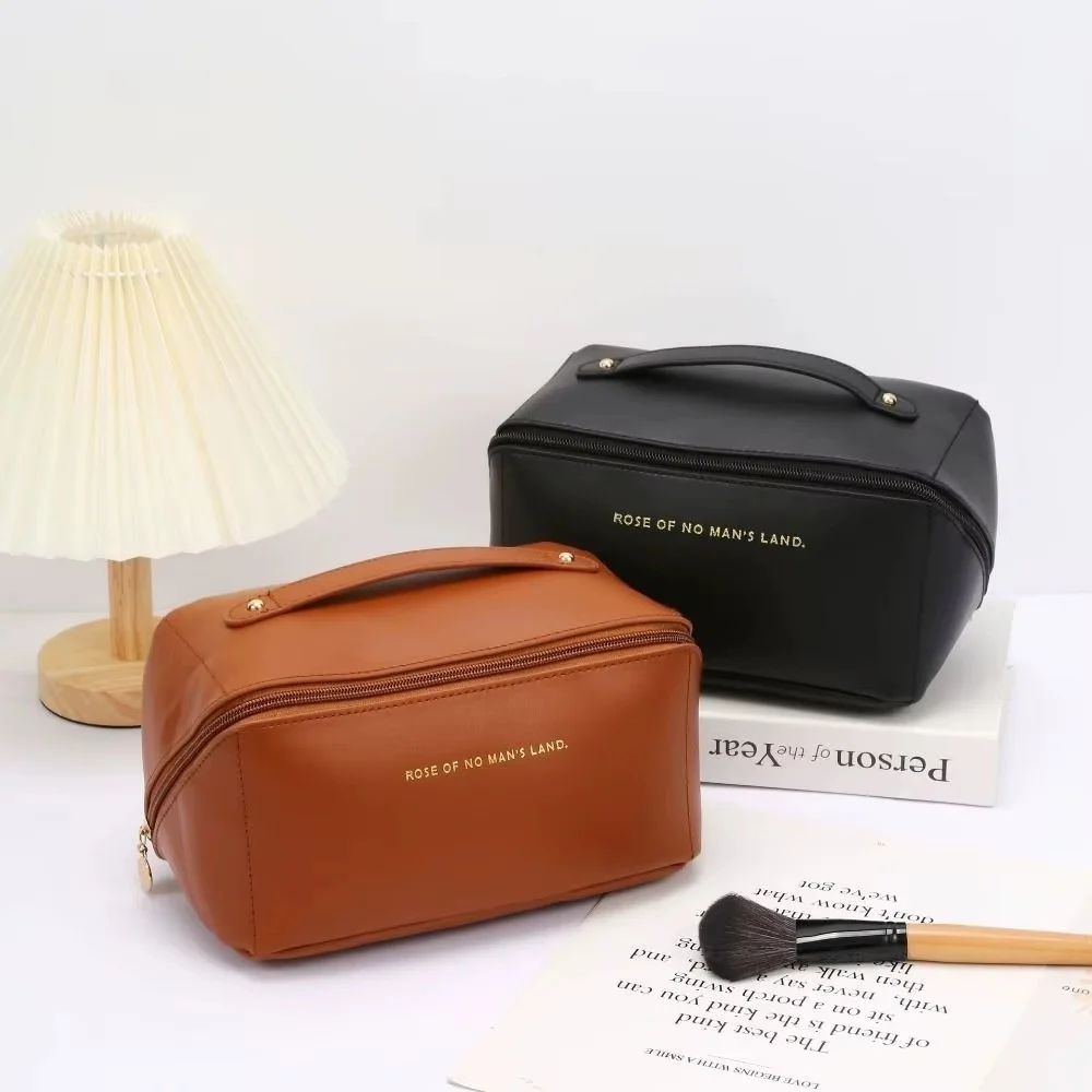 Borsa portaoggetti portatile per cosmetici da viaggio Borsa per trucco di grande capacità Borsa da toilette impermeabile per bellezza e cura della pelle