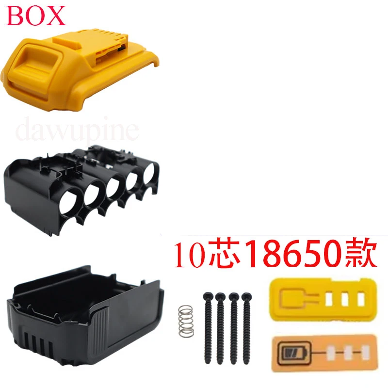 Für DeWalt Werkzeug Zubehör Li-Ion Batterie Kunststoff Fall Für XR 18V 20V DCB183 DCB203 DCB204 DCB200 Shell gehäuse Fall Teile