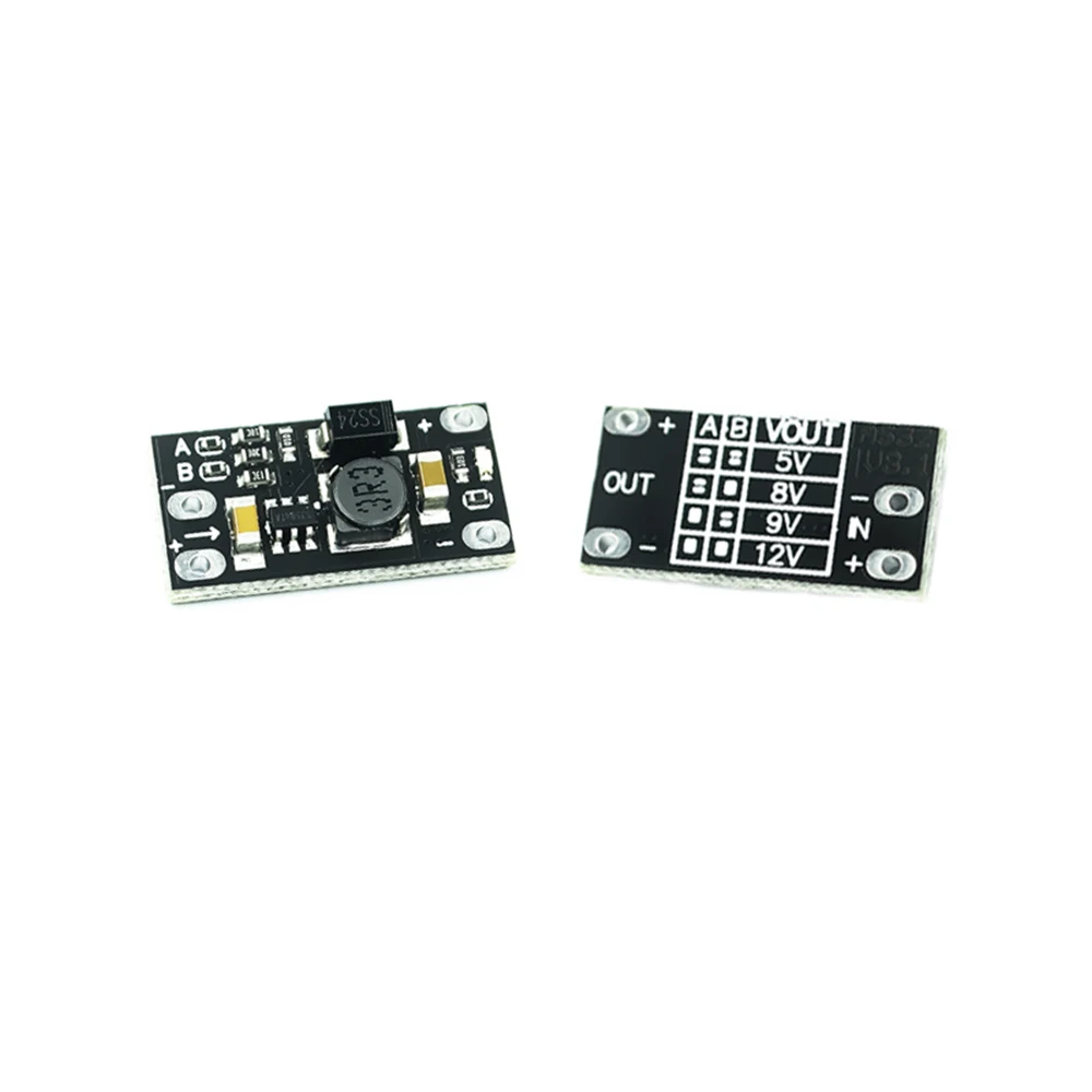 Multi-Function Mini Boost โมดูล Step Up Board 3.7V ถึง 5 V/8 V/9 V/12 V 1.5A ไฟ LED Diy อิเล็กทรอนิกส์แรงดันไฟฟ้าโมดูล