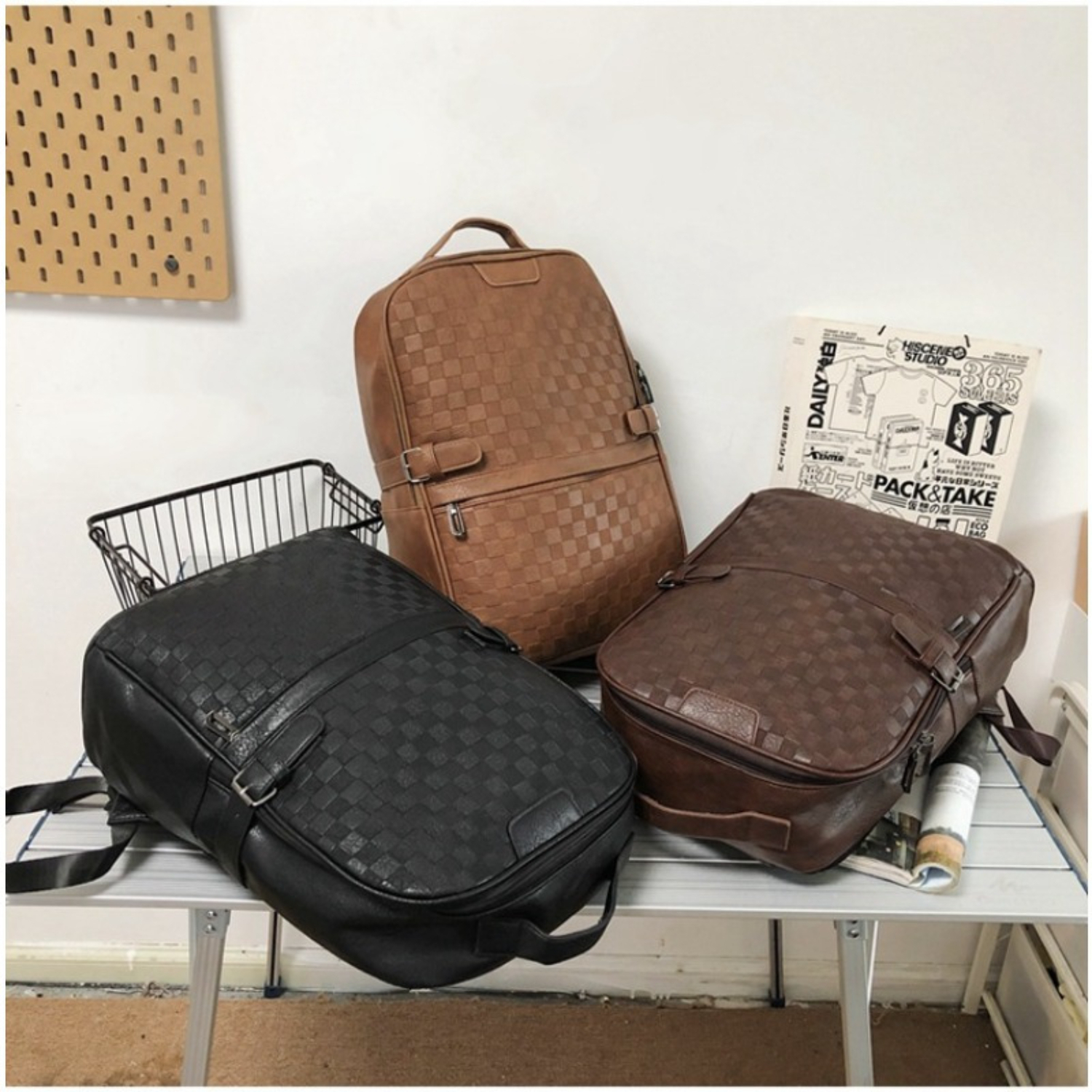 Stylish Leather Backpack for Travel, Business, Everyday Use