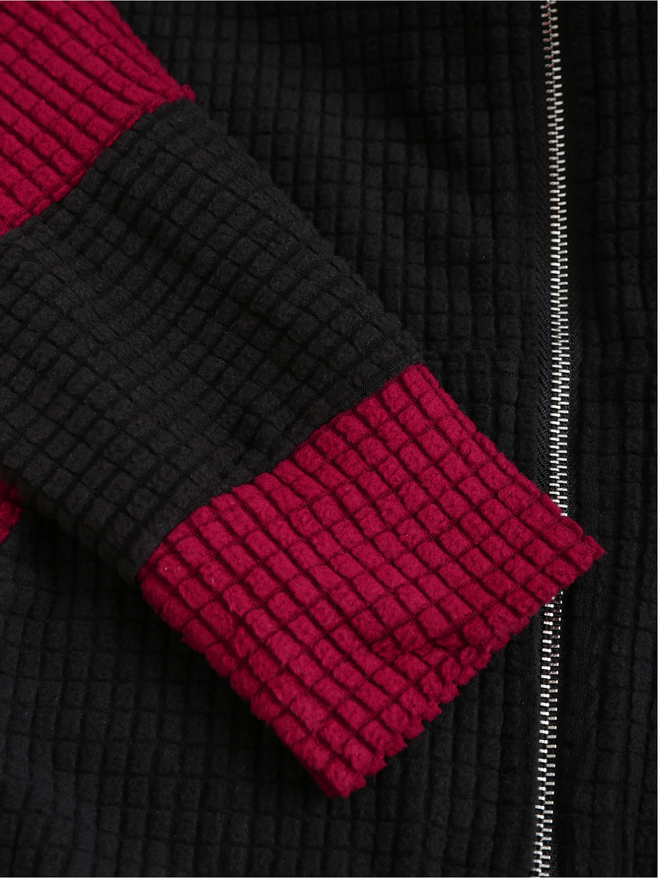 2024 유럽과 미국 패션 여성의 새로운 두꺼운 고양이 귀 가을 겨울 긴 배색 후드 스웨터 코트