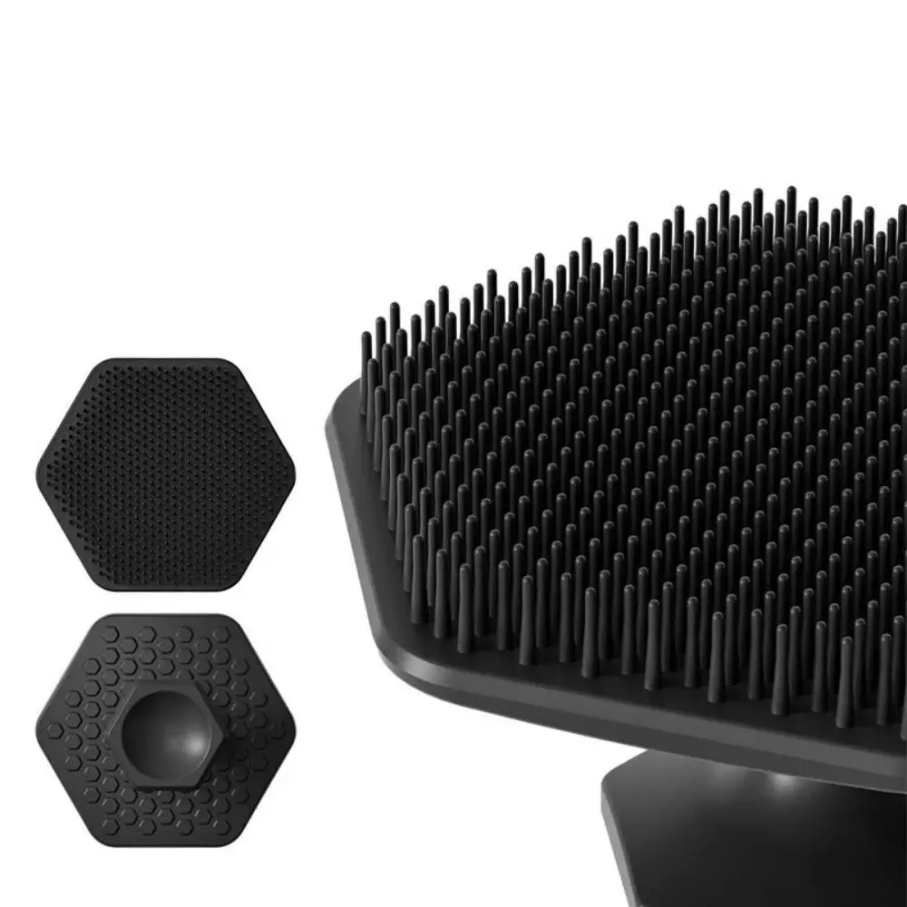 Alwafore แปรงทําความสะอาดผิวหน้า Scrubber ซิลิโคน Miniature Face Deep Clean Shave นวดแปรงขัดหน้าแปรงทําความสะอาดใบหน้าสําหรับชาย