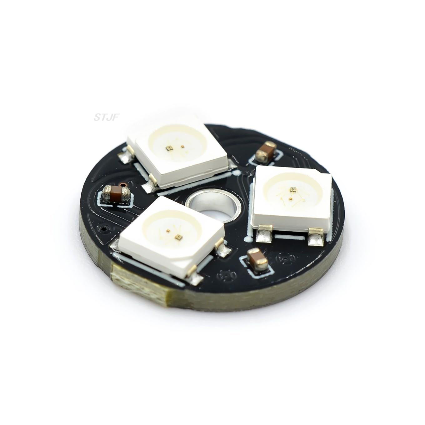 1ชิ้น WS2812แหวน LED RGB 1Bit 8Bit 16Bit 12Bit 24Bit 5050 + ไดรเวอร์แบบบูรณาการ