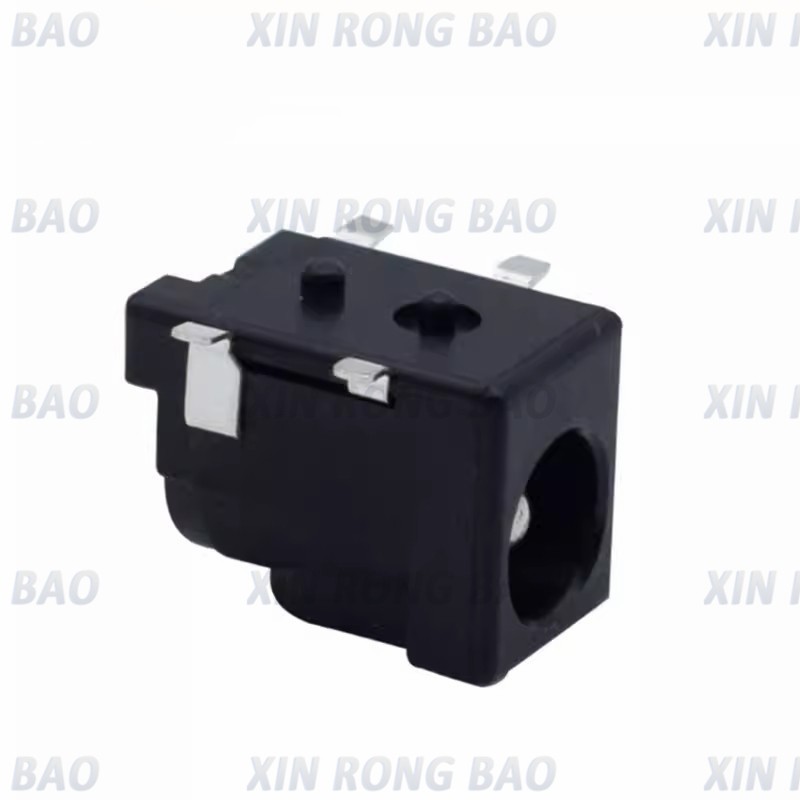 10pcs smd DC-005 DC-050 DC-Steckdosen stecker dc005 5.5*2,1mm 5.5*2,5mm 2,1/2,5 Buchse rund um die Nadel schwarz