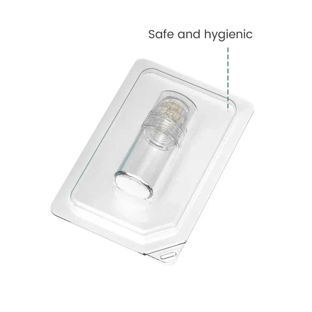 20pins Micro Titanium Naald 0,25 mm Huidverzorgingsfles Herbruikbaar