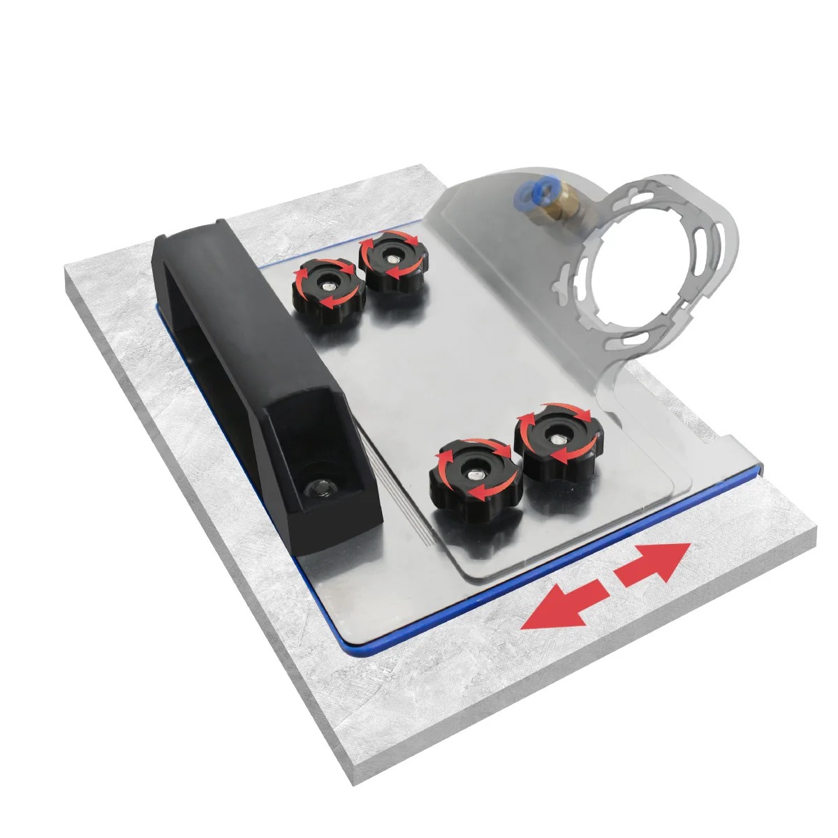 Suporte de moedor de ângulo para corte de chanfro de 45 graus de telha 45 °   Ferramenta de chanfrar telha angular para corte de pedra cerâmica de telha