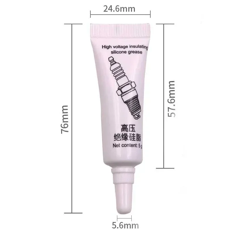 Vela de ignição para automóvel, graxa isolante de alta tensão, bobina de ignição, graxa de silicone, resistência à corrosão de alta e baixa temperatura